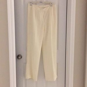 Cream Suit Pants